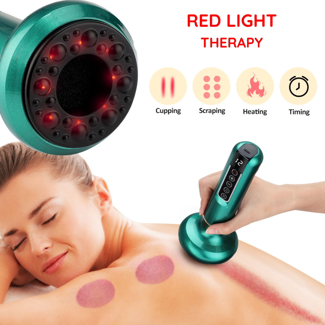 Electric Vacuum Suction Cupping Massager description image