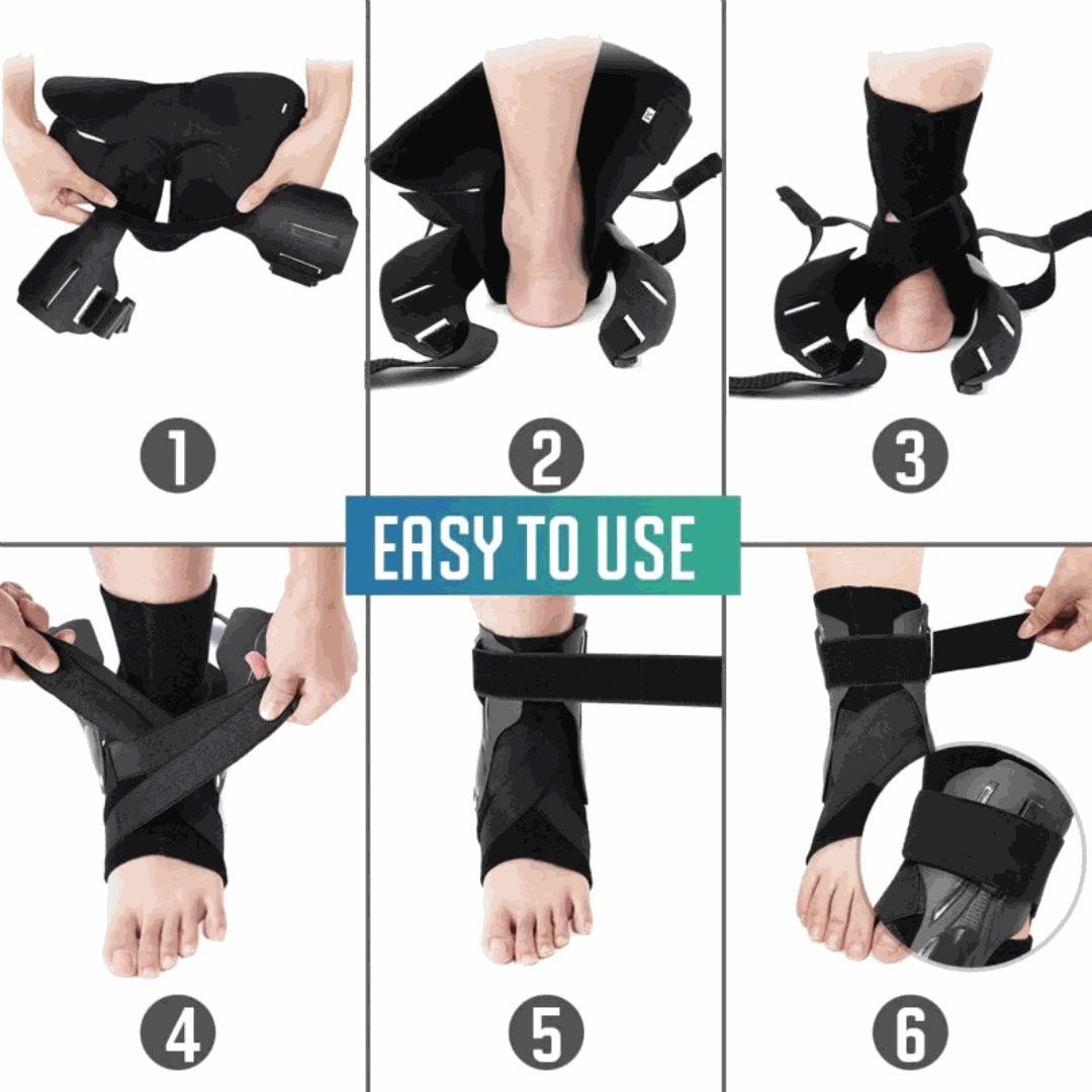 Ankle Support Brace how to use image